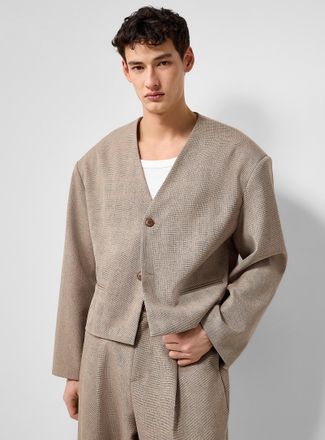 Le 31 Mens Micro-check jacket Imported from Seoul