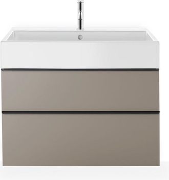 Duravit Duravit - Lavabo Vero Air, 100x47cm, Sin Rebosadero, 2 Agujeros