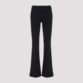 Courr&egrave;ges Womens Nylon Scuba Trousers - Black - Size Large