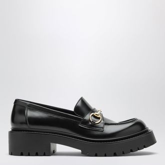 Gucci Mocassini neri in pelle liscia