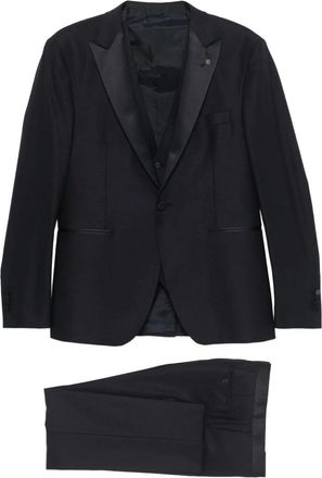 Tagliatore Completo con finiture in raso - Blu