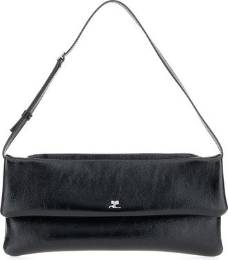 Courrèges Black Leather Handbag