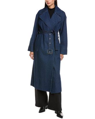 Apparis Tate Denim Trench Coat