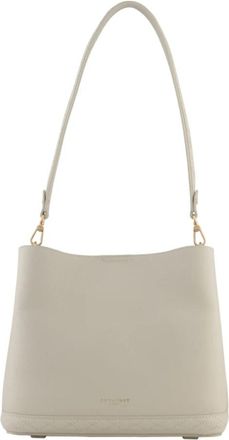 Pourchet Manhattan - GM - Dames - Schoudertassen - Beige - ONE Size - Leer - Tassen