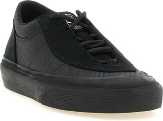 Stone Island Cotton and Linen Canvas Sneaker - Black