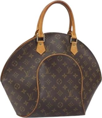Louis Vuitton Pre-owned Canvas Handtas - Dames - Vintage Handtas - Bruin - ONE Size - Vintage