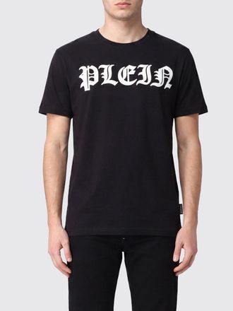Philipp Plein T-shirt Gothic in cotone con logo stampato a contrasto sul petto