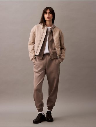 Calvin Klein Jeans Calvin Klein Womens Logo Tape Fleece Joggers - Grey - XS