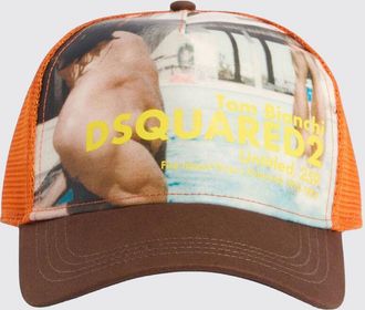 Dsquared2 Cappello da baseball in poliestere con stampa grafica e logo