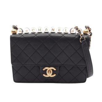 Chanel Pre-owned Vintage Mini Schoudertas - Dames - Pre-owned - Zwart - Maat: ONE Size