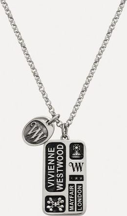 Vivienne Westwood Man. Lancelot Pendant Necklace Antique-platinum Antique-platinum Men