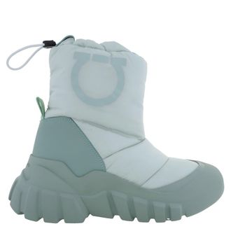 Ferragamo Deode Gancini Padded Ski Boots, Size 7 C