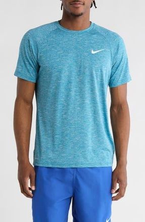 Nike Heathered Hydroguard Swim T-Shirt in Green Abyss at Nordstrom Rack, Size Xx-Large