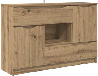 vidaXL Vitrina Roble Artesanal 100 X 30 X 65,6 Madera Contrachapada Vidaxl