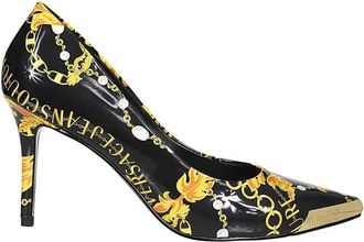 Versace Jeans Couture Puntige Neus Patent Pumps - Dames - Pumps - Veelkleurig - 36 EU - Schoenen
