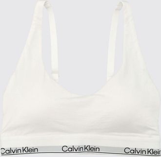 Calvin Klein Reggiseno a fascia in cotone e modal con spalline regolabili