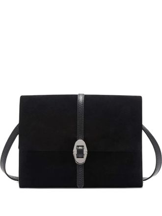 Coccinelle suede crossbody bag - Black