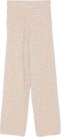 Max Mara Ribbed Cashmere Trousers