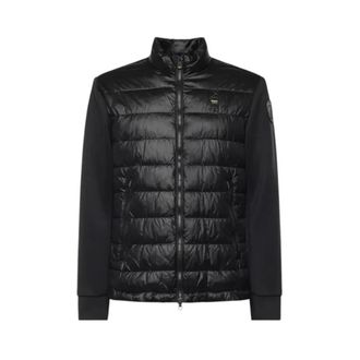 Blauer Winter Jackets, male, Black, Size: XL Hebron Scuba Sleeves Jacket
