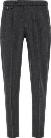 Pantaloni Torino Dark Grey Pleated Trousers