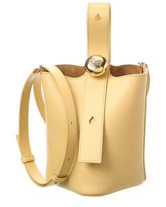 Loewe Pebble Mini Leather Bucket Bag