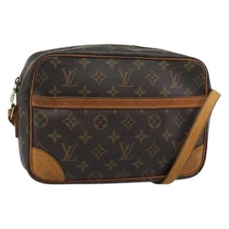 Louis Vuitton Pre-owned Trocadero 27 Schoudertas - Dames - Pre-owned - Bruin - Maat: ONE Size Leer