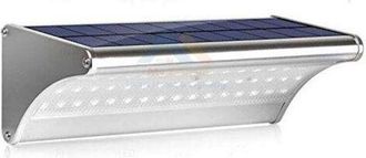 OEM Aplique De Pared Led Solar Para Exteriores Con Detector De Movimiento - Foco De Aluminio - Ideal Para Garaje O Casa De Campo