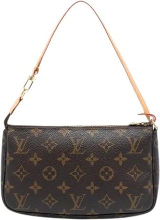 Louis Vuitton Pre-owned Shoulder Bags, female, Brown, Size: ONE SIZE Pre-owned Vintage Shoulder Bag