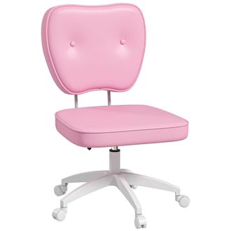 Vinsetto Silla de escritorio 46x59x92 cm rosa