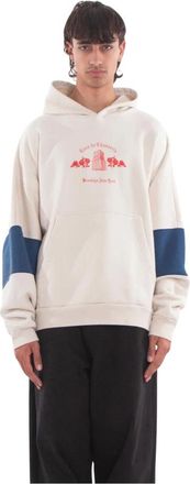 Willy Chavarria Casa De Chavarria Hoodie - Heren - Hoodies - Wit - M - Katoen - Hoodies & sweatvesten