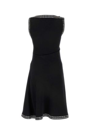 Burberry Womens Black Satin Dress Exterior: Viscose Abiti