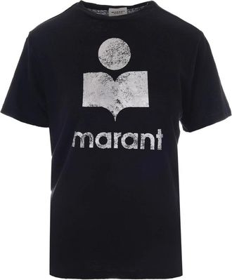 Isabel Marant T-shirts - Dames - T-shirts - Zwart - XS - Linnen - Tops