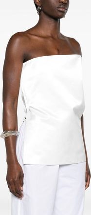 Max Mara Womens Cotton Top - White - Size EU 40 (Womens)