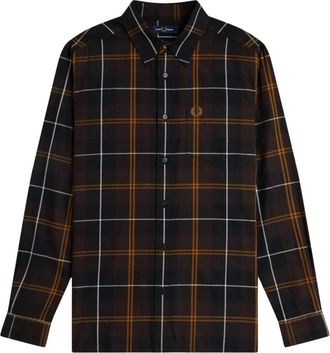 Fred Perry Casual Shirts - Heren - Casual Overhemden - Veelkleurig - M - Overhemden