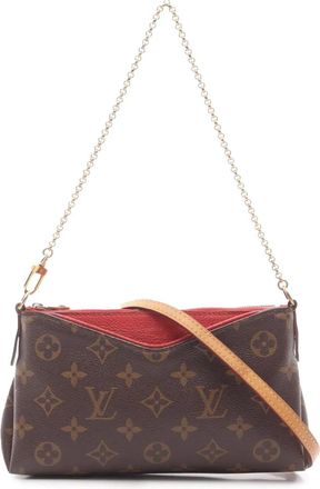 Louis Vuitton Clutch Pallas con monogramma 2015 - Marrone
