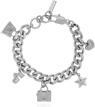 Marc Jacobs The Mini Icon Charm Bracelet - Dames - Armbanden - Grijs - ONE Size - Accessoires