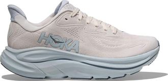 Hoka One One Womens Clifton 10 Shoes In Grout / Mineral Blue