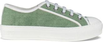 Dior WalkNDior Faded Cannage Sneakers - Dames - Sneakers - Groen - 36 EU - Denim - Schoenen