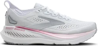 Brooks Womens Glycerin GTS 23 Road-Running Shoes White 10.5