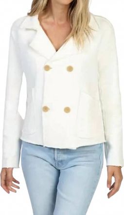 Dylan Sutton Double Breasted Jacket In White