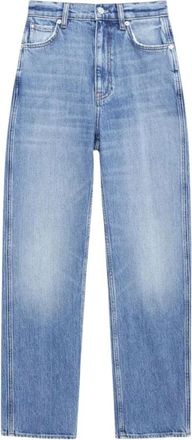 Anine Bing Jane Jean - Dames - Cropped Jeans - Blauw - W27 - Katoen - Jeans