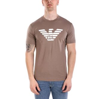 Emporio Armani T-Shirts - Heren - T-shirts - Bruin - XL - Tops