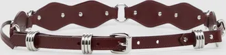 Isabel Marant Ceinture Bolton Belt Burgundy
