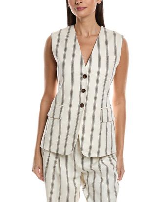 A.L.C. Noa Linen-Blend Vest
