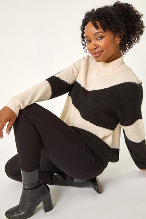 Roman Colour Block Knit Jumper