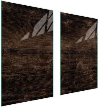 OEM Placa Protectora De Vidrio Para Estufa 75x52 Le&ntilde;a