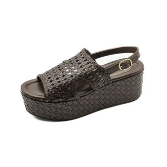 Massimo Santini Schoenen, Dames, Bruin, 39 EU, High Heel Sandalen