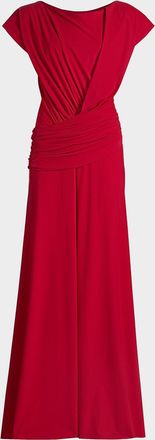 La Petite Robe Di Chiara Boni Nusia Draped Gown