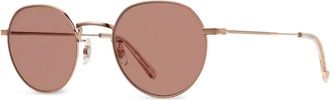 Garrett Leight Occhiali da sole tondi - Rosa