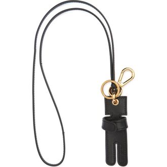 Jacquemus Le Porte Amico Leather Bag Charm in Black 990 at Nordstrom